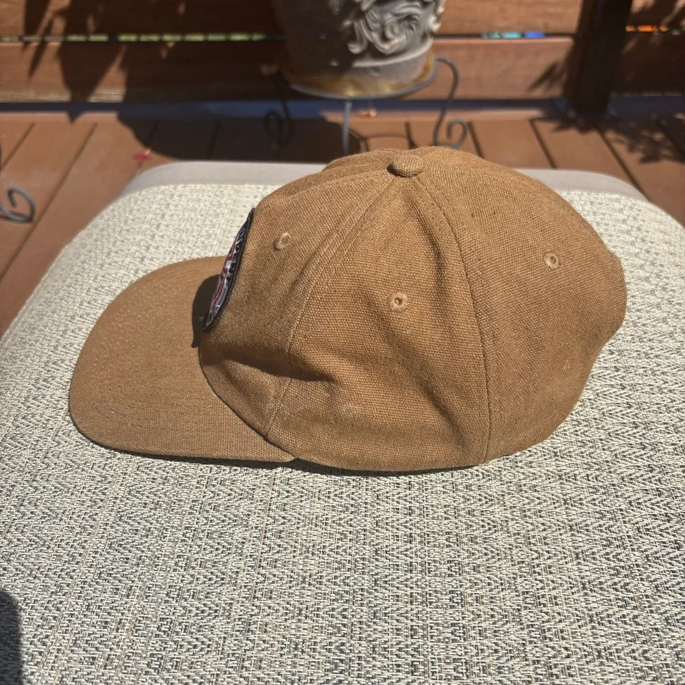 Independent Truck Company Hat Mens OSFM Brown Good Canvas Snapback Logo Patch